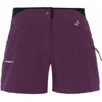 Trangoworld Sesa Pant. Corto, Mujer, Morado, XL