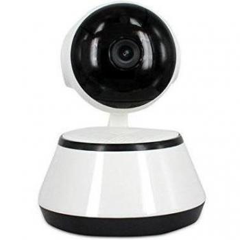 Cámara Video Vigilancia y Vigila Bebés. IP WiFi P2P Camara IR Nocturna HD 1,0 Megapixels con detección de movimientos. MarvTek con Rotación Horizontal de 355º y Vertical de 90º.