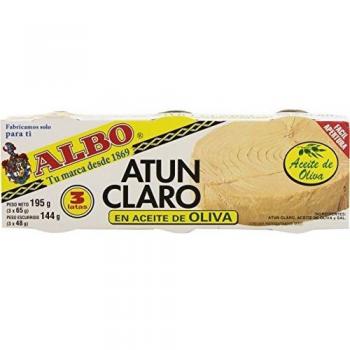Albo Atún Claro en Aceite de Oliva, 3 x 48 g