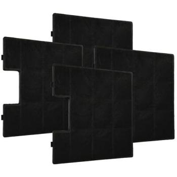 Filtro de Carbón Activado vhbw 4x Compatible con Campanas Extractoras Amica KF 17147, KF 17141, IH 67491 S, IH 17025 E, KH 17129-2 E, KH