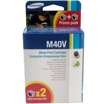Samsung INK-M40V/ELS - Pack Cartuchos, Color Negro