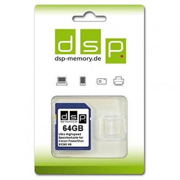 Tarjeta de Memoria SDHC Ultra Z de 64 GB de Alta Velocidad Compatible con Canon PowerShot SX260 HS