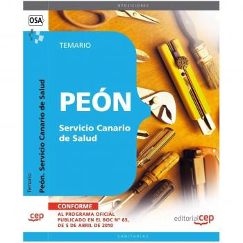 Peón Servicio Canario de Salud. Temario