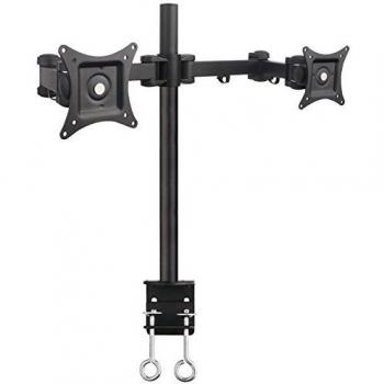 Soporte de mesa para monitor en negro para tres monitores extensible de 10 cm a 73,5cm inclinable 180° girable 180° para Asus 23 VC239H