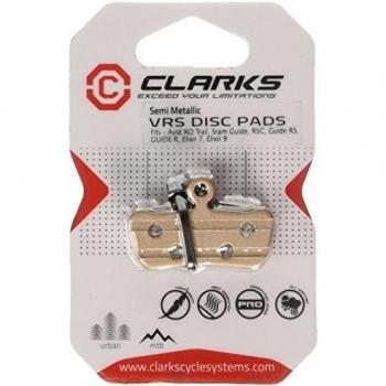 Clarks VRS859 Elite Semi-Metallic Disc Brake Pads for Avid XO Trail, Sram Guide, RSC, Guide RS, Guide R, Avid XO Trail, Elixir 7, Elixir 9