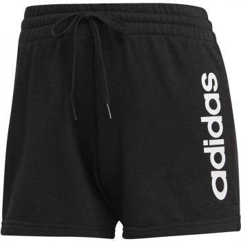 Adidas Essentials Linear French Terry Slim Logo Shorts Mujer Negro GM5524