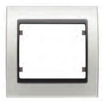 Marco 1 Elemento Horizontal Vertical Serie Mega en Blanco Perla Cosso BJC 0702200863