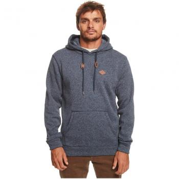 Sudadera con capucha Quiksilver Keller para hombre, color azul marino y marrón, talla S