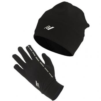 Rucanor LoanVines Running Guantes y sombrero - Negro