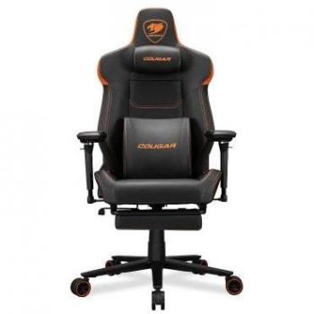 Silla Gaming Cougar Armor Evo M con Reposapiés Negro/Naranja