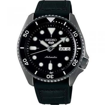 Seiko Men's Analogue Automatic Watch with Silicone Strap SRPD65K3