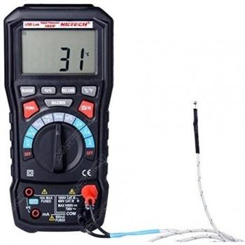 nktech nk61p Ture RMS Auto Ranging Multímetro Digital Probador DMM AC DC Resistencia Capacitancia Temperatura conectividad Diodo Frecuencia Relación de servicio con interfaz USB