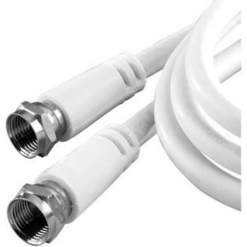 Vivanco 1.5m Receiver Connection Cable - Cable coaxial Color blanco