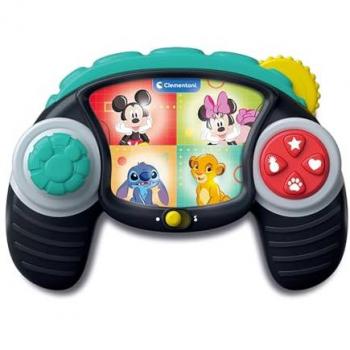 Clementoni Mando de Videojuegos Disney para Bebés - Controlador Interactivo con Sonidos y Luces, Juego Educativo para Niños de 12 a 36 Meses
