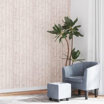 Papel Pintado 3D no Tejido Estampado de Rayas en Color Gris Oscuro, Marrón y Gris Claro, Revestimiento Mural Decorativo para Salón, Dormitorio y Cafetería