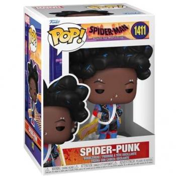 Funko Pop! Marvel - Spider-Man: Across the Spider-Verse - Unmasked Spider-Punk Collectible Figure