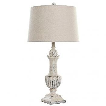 Lámpara de Mesa DKD Home Decor Crema Resina 220 V 60 W 38 x 38 x 73 cm