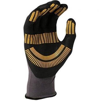 Stanley 510L Guantes de protección, Gris y amarillo, L