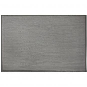 Estores Collection Living Fibras Alfombra Gris 60 x 90 cm, 80% PVC-20% Poliéster