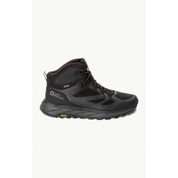 Botas de senderismo de media altura Jack Wolfskin Terraventure Texapore impermeables negras