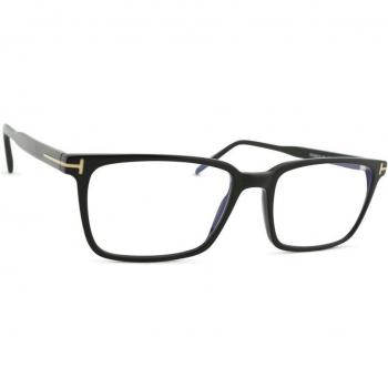 Tom Ford FT5802-B 001 Men's Black Optical Glasses Frame, Size 53 MM