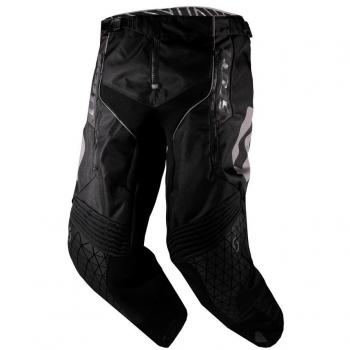 Pantalón Scott Enduro Negro/Gris - Pantalones de Motocross, Talla 30, características: diseño ergonómico, material resistente al desgaste, ventilación optimizada, ajuste en cintura y rodillas preformadas