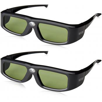 SainSonic Zodiac 904 Active - Pack de 2 gafas 3D para proyectores 3D Ready DLP, Acer, NEC, BenQ, eMachines, LG, Optoma y Vivitek