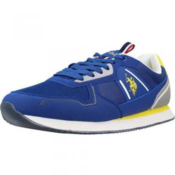 U.S. Polo Assn. Men's Blue Polyester Sneakers, Size 11 US (EU44)