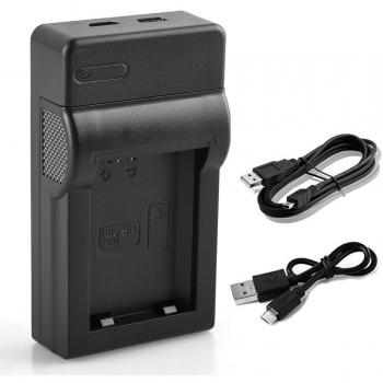 BPS NP-FW50 batería Cargador USB + Micro y Mini Cable USB para Sony a5100, Sony A5000, A6000 Sony, Sony a7s, S7R, S7M, Sony Cyber-shot DSC-RX10 cámara con sistema compacto
