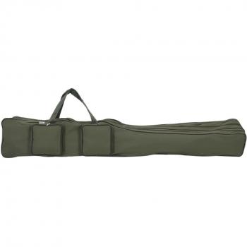 Bolso para caña de pescar tela oxford 160 cm color negro, camuflaje y verde oscuro