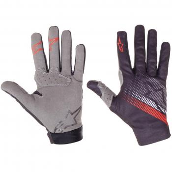 Alpinestars Predator Guantes, hombre, Black/Steel Gray Red