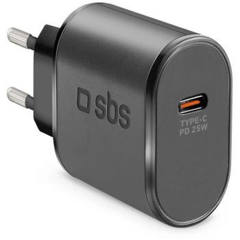 Cargador de Red USB-C PD 25W para Dispositivos Móviles Smartphone y Tableta Negro Interior