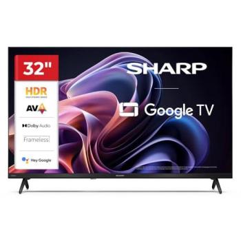 Televisor Smart TV Sharp LED 32HF2265E de 32 HD Ready Google TV HDR10