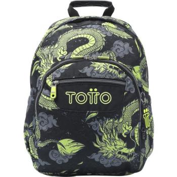 Mochila escolar pequeña azul Dragony - Totto