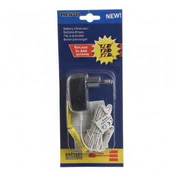 Lumineo 4.5V Interior Battery Eliminator for Products with 3xAAA Batteries [E3-71941]