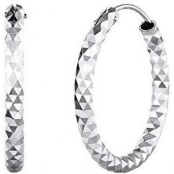Silvora 30mm Aros Plata Pendientes Medianos de Cartilago anti alergia Aros de Plata de Ley 925 para Mujer Chica