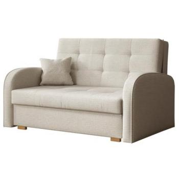 Sofá-cama Columbus 115 con caja de ropa de cama, 85x133x98cm, muebles ya montados
