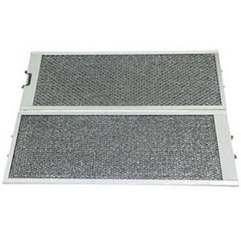 Juego de 2 filtros metálicos antigraisses originales para campana extractora 530x206 mm (00460007, 460007) Bosch, Siemens, Neff, Constructa