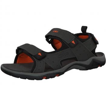 CMP Almaak Grey Orange Hiking Sandals for Men - Size 39