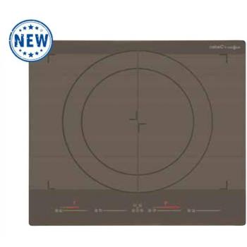 Placa de Inducción Cata GIGA 600 SD Flex, 4 Zonas de Cocción, 60 cm, Función Flexibilidad de Zona, Control Táctil, Color Negro