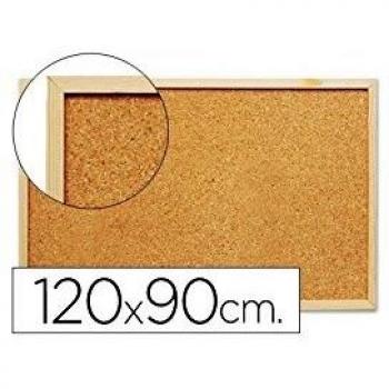 Q-Connect Pizarra Corcho Marco De Madera 120x90 Cm