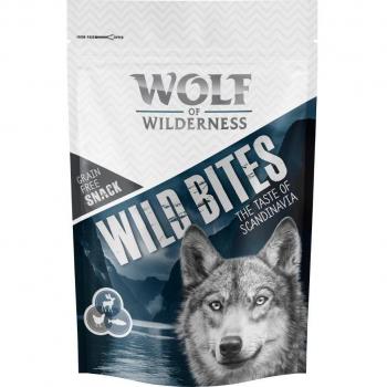 Wolf of Wilderness Wild Bites - Pack Ahorro 3 x 180 g - Senior High Valley con vacuno, Boneco de Treino com Alça, The Taste Of Scandinavia (180 g)