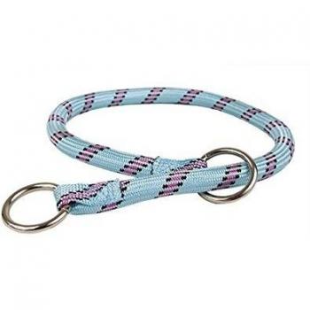 Collar de Nylon Turquesa 65cm con Cuerda