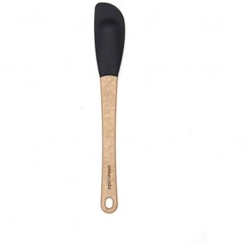 Epicurean Silicone Series Utensils, Small Spatula, Natural with Black by Epicurean