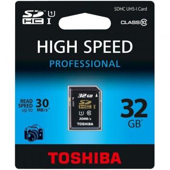 Toshiba 32GB SDHC/UHS-1 - Tarjeta de memoria SecureDigital de 32 GB