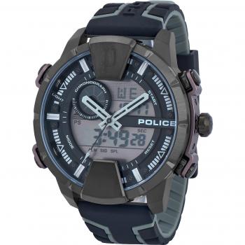Reloj Police Taronga PEWJP2110203 para Hombre - Correa de Silicona Negra