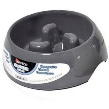 Comedero especial para comer despacio Gris 600 ml.
