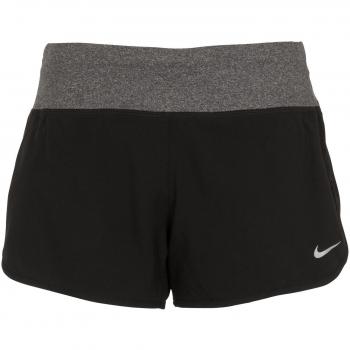 Nike 3In Rival Pantalón Corto, Mujer, Negro / Plateado, S