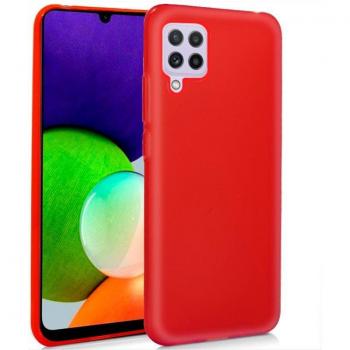 Funda de Silicona Roja para Samsung Galaxy A22 4G