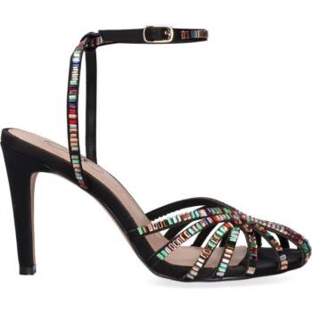 Sandalia de mujer Exé Rebeca-326 multicolor con strass y tacón